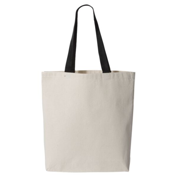Community Threads - 11L Canvas Tote with Contrast-Color Handles Thumbnail