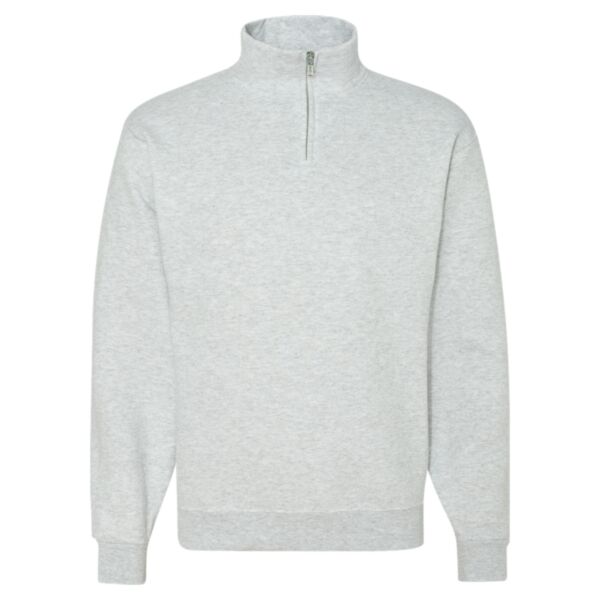 NameHere - Nublend® Cadet Collar Quarter-Zip Sweatshirt Thumbnail