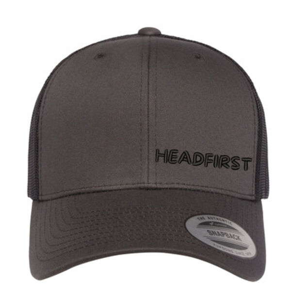 Embroidered Headfirst Trucker Hat Thumbnail